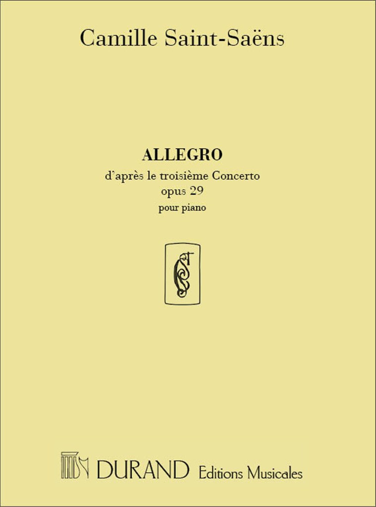 Allegro Op 29 Piano (D'Apres Le 3 Concerto Piano)